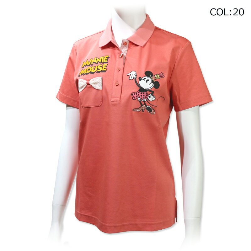 カステルバジャック CASTELBAJAC 7243174204 レディース 半袖 ポロシャツ 光沢 清涼感 ミニー ゴルフウェア スポーツウェア 春夏