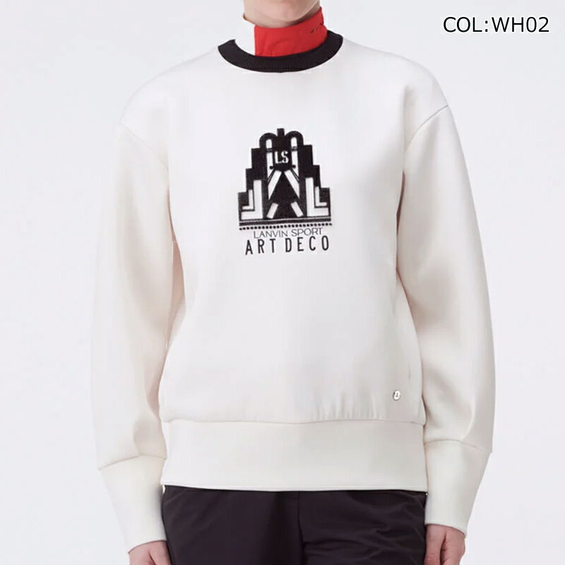 ランバン LANVIN VG5FSW61L レデース ビッグシルエット ダンボールニット プルオーバー ゴルフウェア スポーツウェア 秋冬