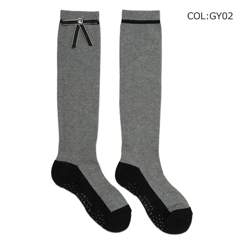 【ネコポス配送可能】 ランバン スポール LANVIN SPORT VLX0056B7H レディース ソックス ハイソックス ゴルフウェア