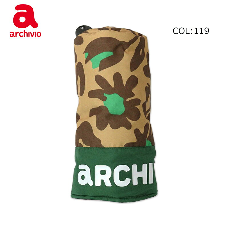 ■ARCHIVIO（アルチビオ） ミレニアル世代と新たなデジタルネイティブな感性を持つ人々に向けた トレンド感覚溢れるゴルフシーンをイメージしたアクティブウェア。 アルチビオのユーティリティ用ヘッドカバー。 オリジナルのヒョウ柄が可愛いです。 ・花柄を交えたヒョウ柄は柔らかな雰囲気に ・今季のトレードマークである黒ヒョウのワッペンがポイント ・番手を表示する「4,5,6,,X」のダイアルが付属 ■FIRSTSTAGE（ファーストステージ） メーカー希望小売価格はメーカー商品タグに基づいて掲載しています。