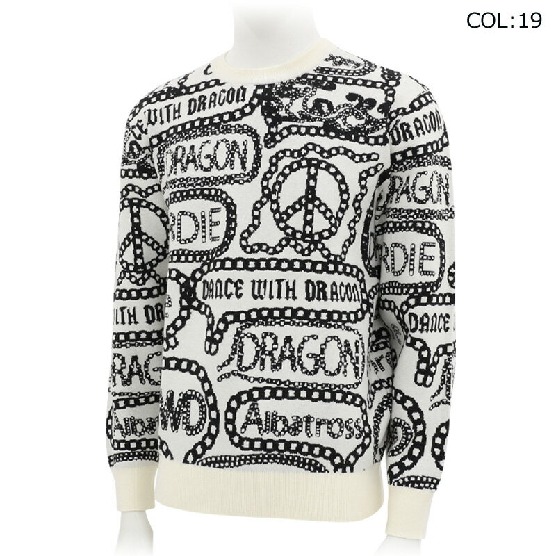 ダンスウィズドラゴン Dance With Dragon D1-660120 メンズ ニット アウター ゴルフウェア スポーツウェア 秋冬