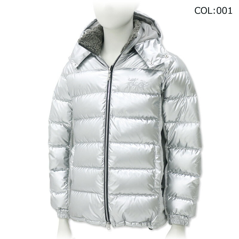 DANCE WITH DRAGON ダンスウィズドラゴン D1-341120 メンズ 長袖 ダウン アウター フード着脱可 ストレッチ ゴルフウェア DWD 秋冬