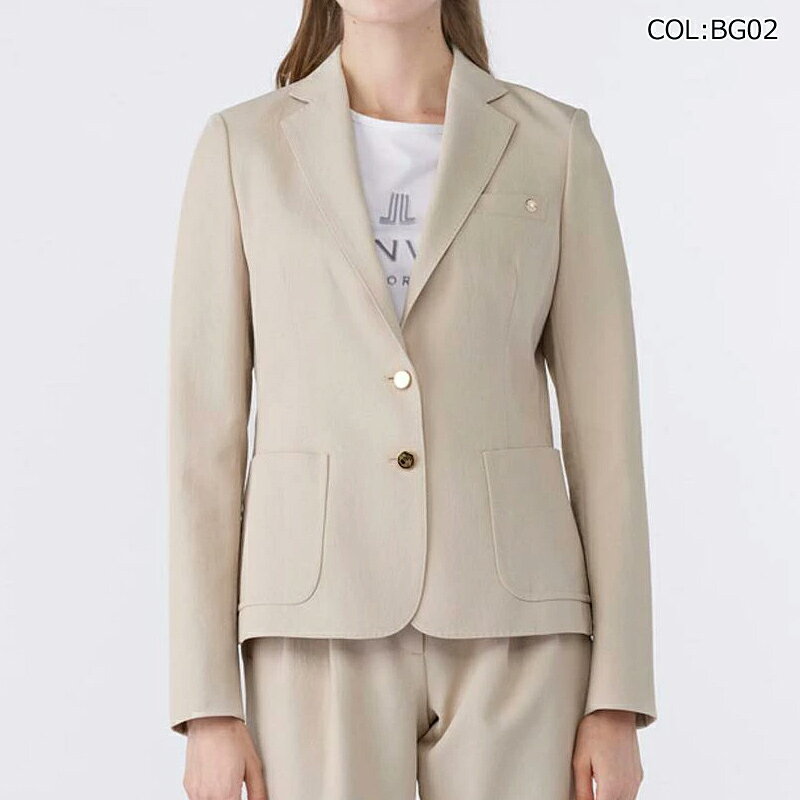 2026年春夏モデル ランバン LANVIN VG6SJK31L レディース 長袖 テーラード ジャケット UVカット ストレッチ ゴルフウェア 春夏秋