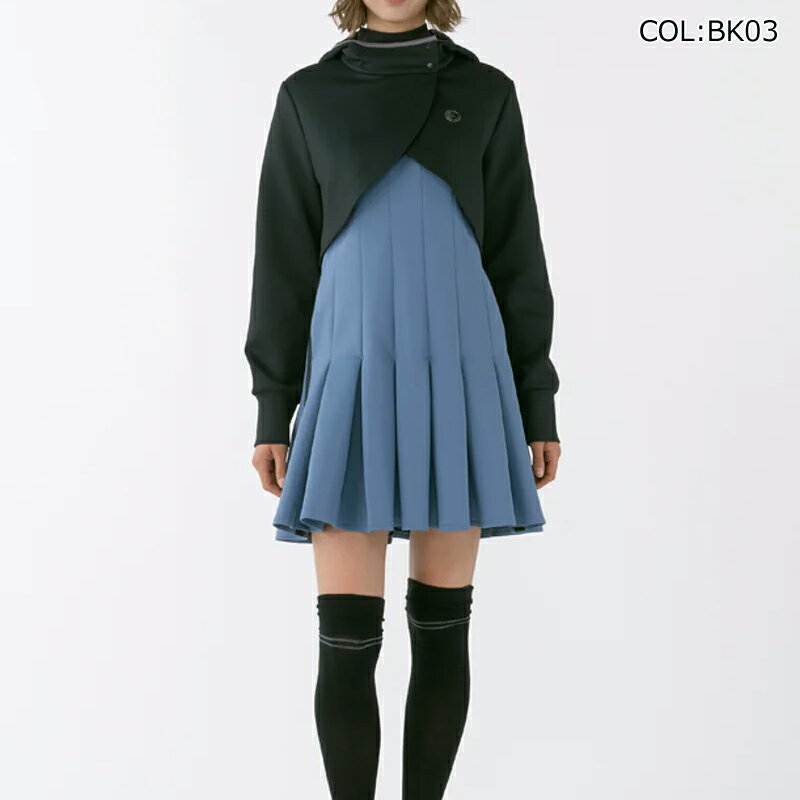 ランバン LANVIN VG5FSW62L レデース 吸汗 UVカット フーディボレロ ゴルフウェア スポーツウェア 秋冬