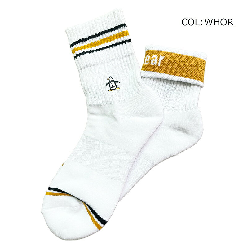 【ネコポス配送可能】 マンシングウェア Munsingwear MECXJB02 レディース ソックス クルーソックス ゴルフウェア