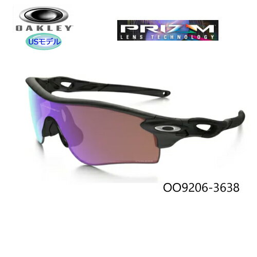 オークリー サングラス レーダーロックパスプリズム ゴルフ【OO9206-3638/アジアン フィット】(MATTE BLACK/PRIZM GOLF)[OAKLEY RADARLOCK PATHPRIZM GOLFOO9206-3638 ASIA FIT]USモデル