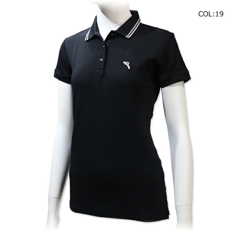 シェルボ CHERVO 032-26341 レディース 半袖 ポロシャツ ストレッチ UVカット 吸水速乾 ゴルフウェア スポーツウェア 春夏