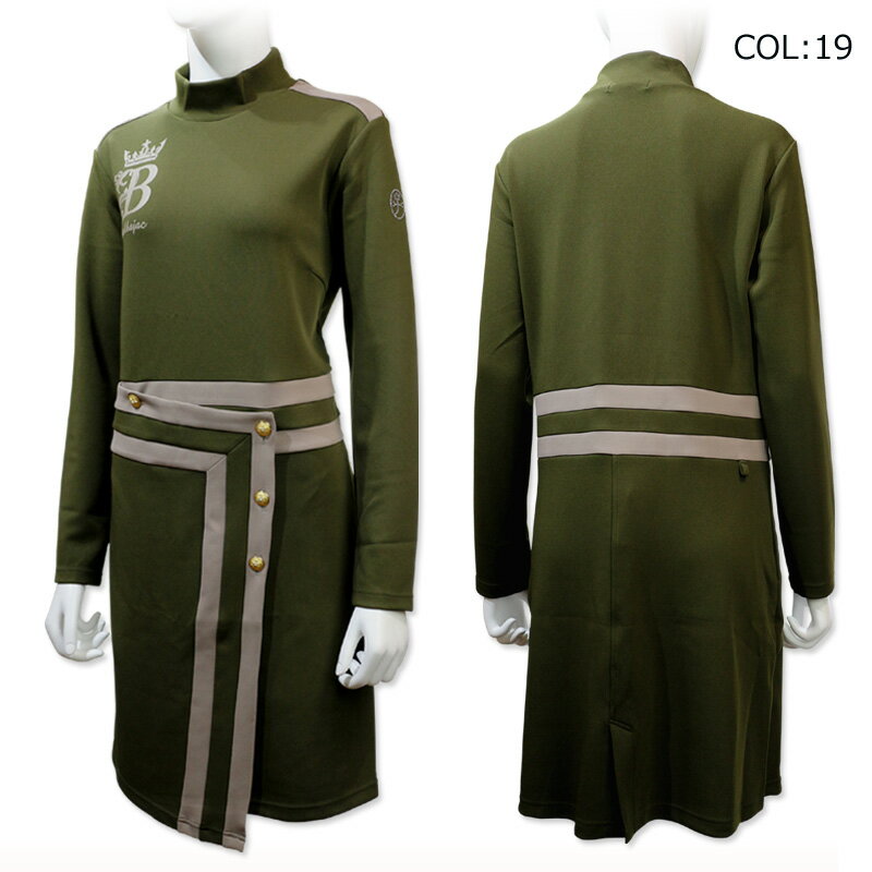 カステルバジャック CASTELBAJAC 7243376254 レディース ワンピース ハイネック 長袖 スポーツウェア ゴルフウェア 秋冬春