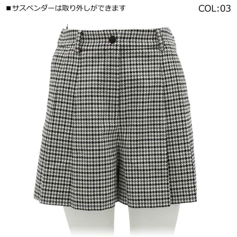 ワック WAAC 072344450 レディース サスペンダー ショートパンツゴルフウェア スポ...