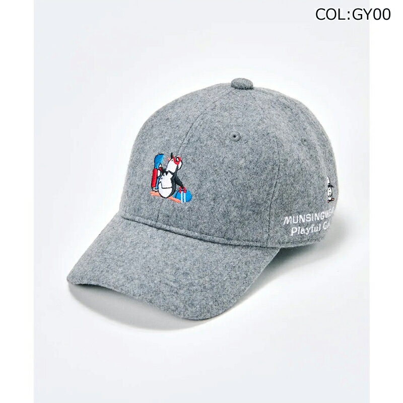 マンシングウェア Munsingwear MG4FCP20M メンズ ベースボールキャップ ゴルフウェア スポーツウェア 秋冬