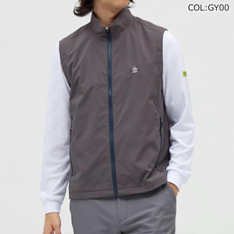 2025年秋冬モデル マンシングウェア Munsingwear MG5FVE22M メンズ ベスト ゴルフウェア スポーツウェア 秋冬
