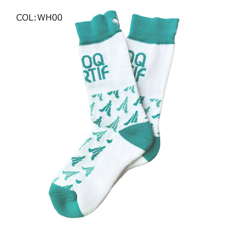 【ネコポス配送可能】 ルコックゴルフ Le coq sportif GOLF QGCXJB10 レディース ソックス ハイソックス ゴルフウェア