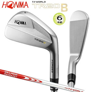 本間ゴルフ(ホンマ/HONMA) ツアーワールド TR20B マッスルバック アイアン 6本組(#5-#10) N.S.PRO MODUS3 FOR T//WORLD スチールシャフト