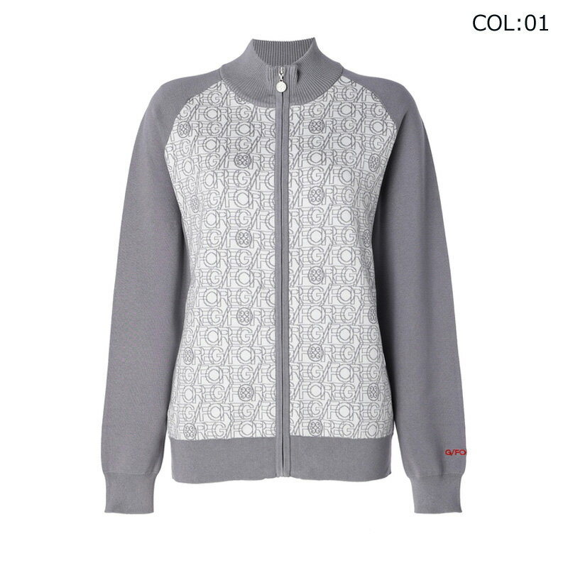 G/FORE (GFORE) ジーフォア 073213750 レディース 長袖 セーター フルジップ シルク混 ゴルフウェア スポーツウェア 秋冬春