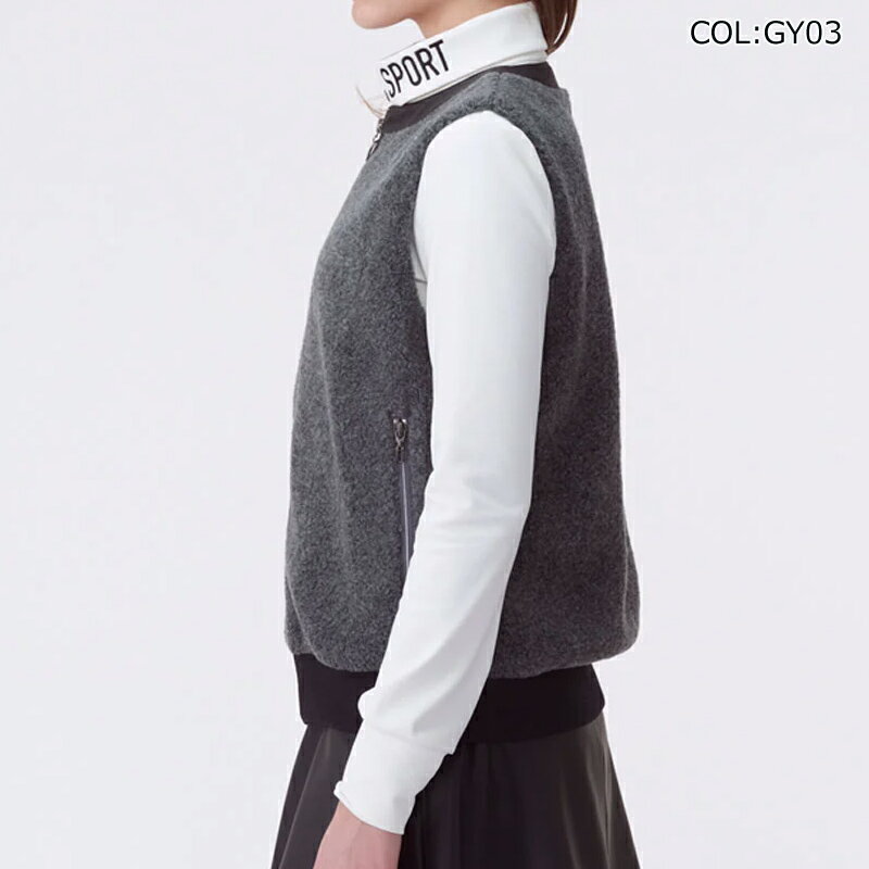 ランバン LANVIN VG5FVE72L レディース ベスト 中綿 アウターベスト 蓄熱保温 フェ...