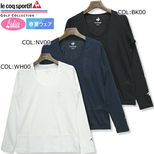 ルコックゴルフ Le coq sportif GOLFQGWTJM01 レディースインナー メッシュUVカット ストレッチ 春夏秋ゴルフウェア スポーツウェア その1