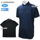 ジェイリンドバーグ J.LINDEBERG 071-26451 メンズ 半袖ポロシャツ メッシュ 吸汗速乾 ゴルフウェア スポーツウェア 春夏