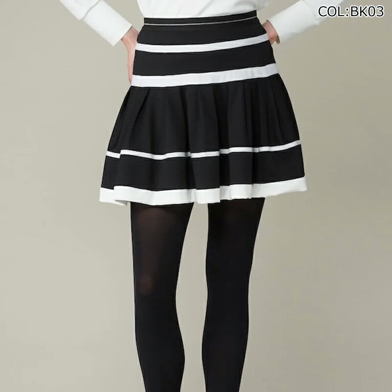 ランバン LANVIN VG4FSK30L レディース タックデザイン スカート ストレッチ ゴルフウェア スポーツウェア 秋冬