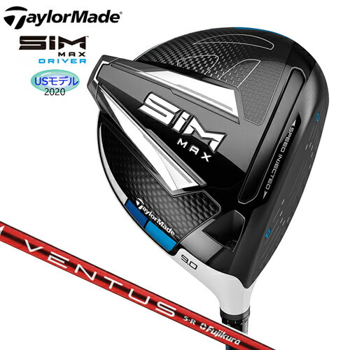 e[[Ch SIM MAX(V }bNX) hCo[ F^X bh 5 J[{Vtg [TaylorMade SIM MAX DRIVERFujikura VENTUS RED 5 CARBON SHAFT]USf