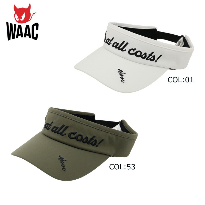 왁 WAAC 072234837 선바이저 모자 태프타 바이저 남성 골프웨어 스포츠웨어 봄 여름 가을 겨울