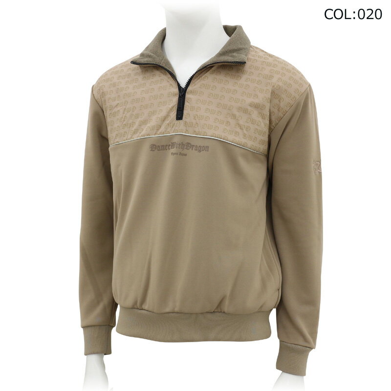ダンスウィズドラゴン Dance With Dragon D1-261121 メンズ プルオーバー ブルゾン ストレッチ アウター ゴルフウェア スポーツウェア 秋冬