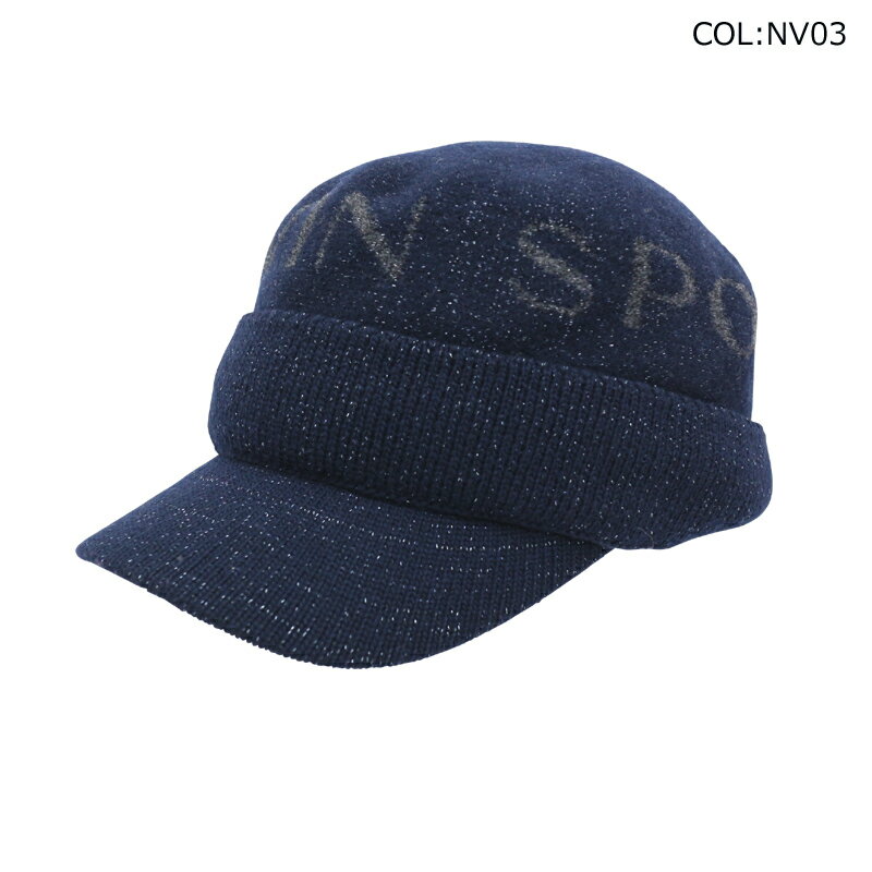 ランバン スポール LANVIN SPORT VLW0337A8 レディース ニット キャップ ゴルフウェア スポーツウェア 秋冬 冬小物