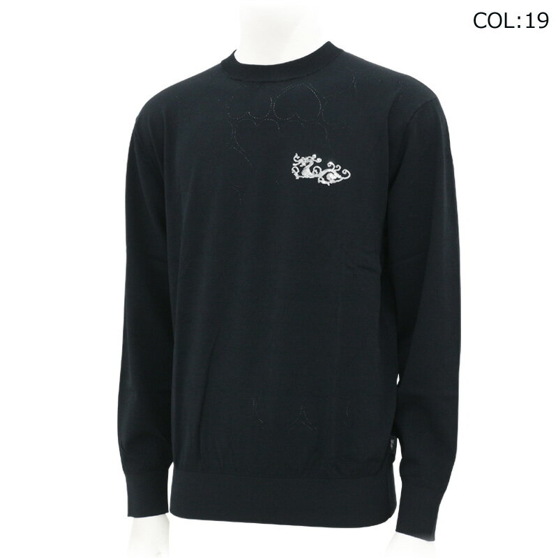 ダンスウィズドラゴン Dance With Dragon D1-669120 メンズ セーター ストレッチ ゴルフウェア スポーツウェア 秋冬