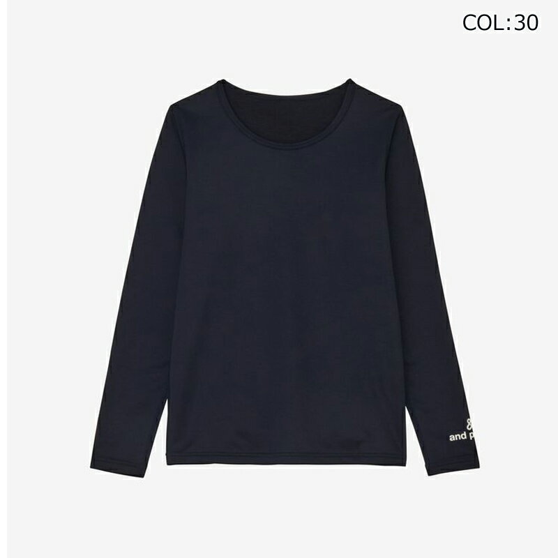 2025年秋冬モデル アンパスィ and per se AFF6805W9 レディース インナー アンダーシャツ 光電子 ストレッチ 保温 UV ゴルフウェア スポーツウェア 秋冬