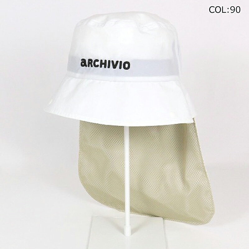 アルチビオ archivio A450401 レディース ハット サンシェード付き 撥水加工ゴルフ...