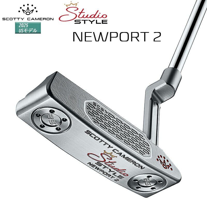 スコッティキャメロン (SCOTTY CAMERON) スタジオスタイル ニューポート 2 パター (2025 STUDIO STYLE NEWPORT 2) 右用 USモデル 3