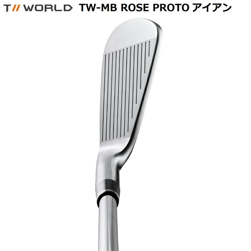 本間ゴルフ(ホンマ/HONMA) ツアーワールド TW-MB ROSE PROTO (ローズプロト) マッスルバック 右用 単品(#3,#4) アイアン スチールシャフト