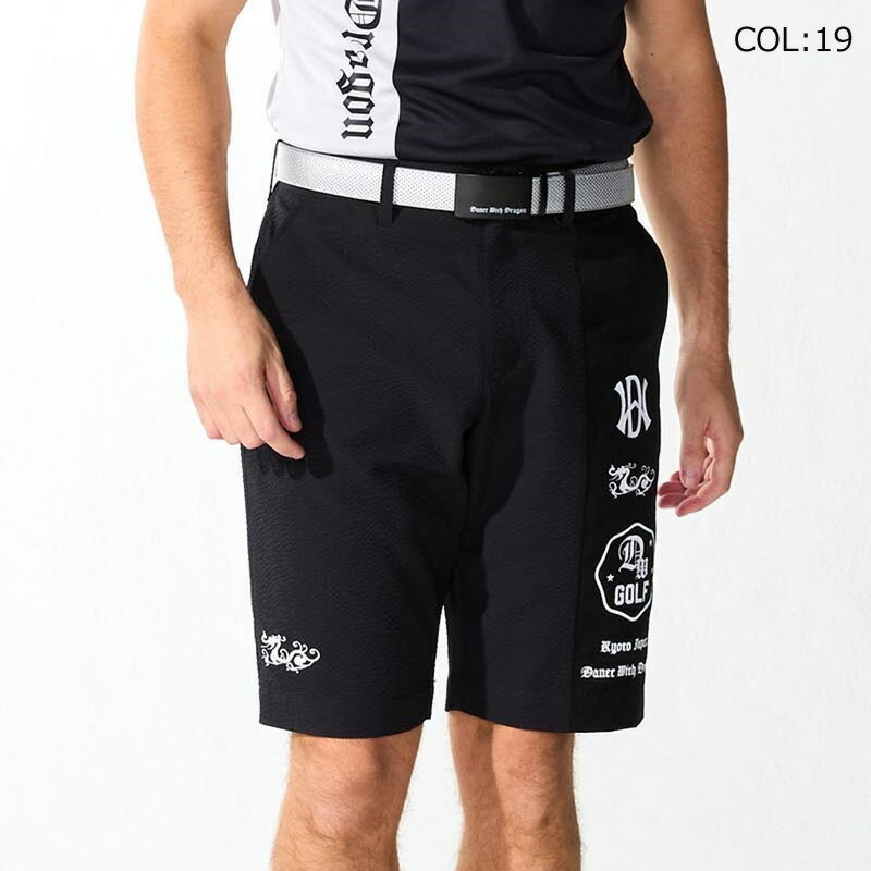 【ネコポス配送可能】ダンスウィズドラゴン Dance With Dragon D1-476316 メンズ ショートパンツ パンツ ストレッチ ゴルフウェア スポーツウェア 春夏