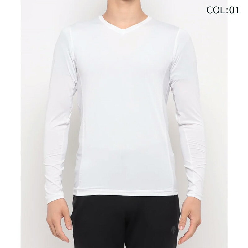 【ネコポス配送可能】ランバン LANVIN VG4FUD02M メンズ アンダーシャツ 長袖 インナー UVカット 吸汗速乾 ゴルフウェア スポーツウェア 春夏