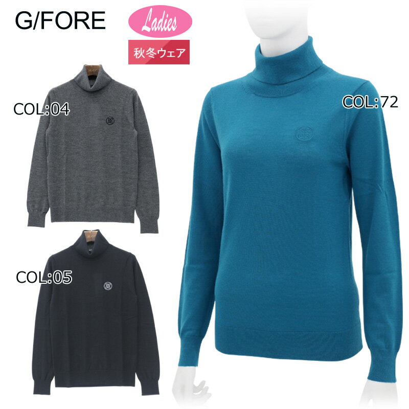 G/FORE (GFORE) ジーフォア 073215760 レディース カシミヤ セータ－ ゴルフウェア スポーツウェア 秋冬