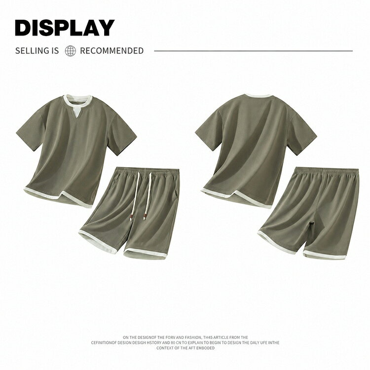 夏服 セットアップ スポーツウェア 接触冷感 半袖Tシャツ ハーフパンツ 上下セット...
