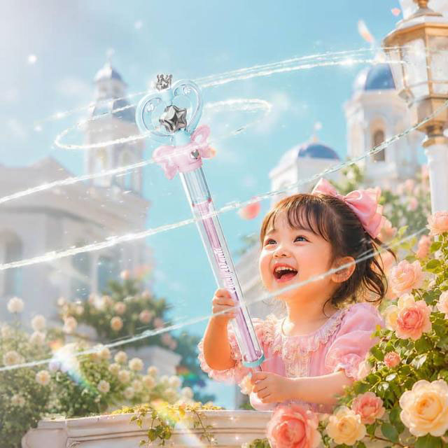 水てっぽう 水鉄砲 おもちゃ 水遊び ビーチ ウォーターガン プリンセス キッズ 魔...