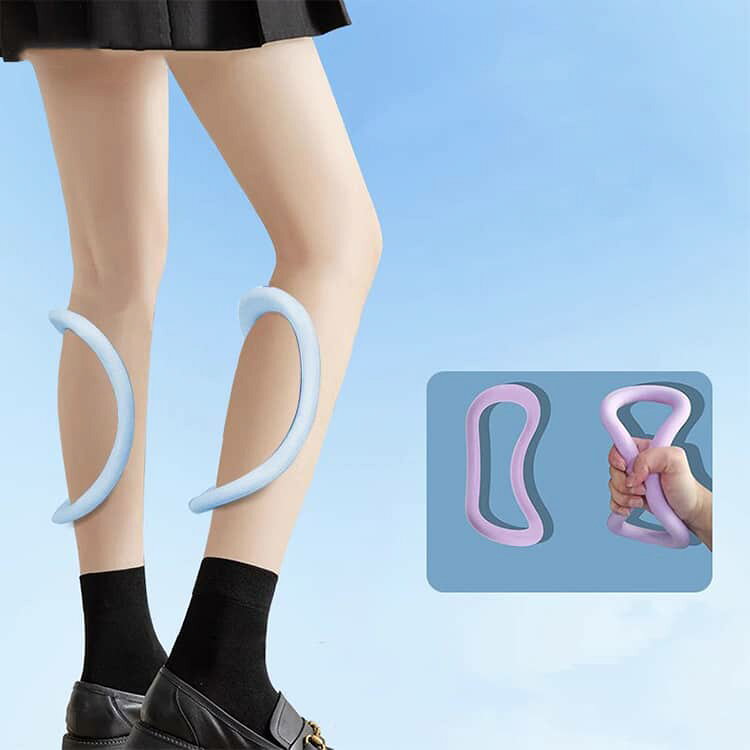 firststepのヨガリング エクササイズ 2個セット ストレッチリング 足のむくみ ヨガリング 脚痩せ 太もも 美脚 ヨガ器具 肩 背中 ストレッチ 美姿勢サポート レッグケア 自宅トレーニング｜アングル2