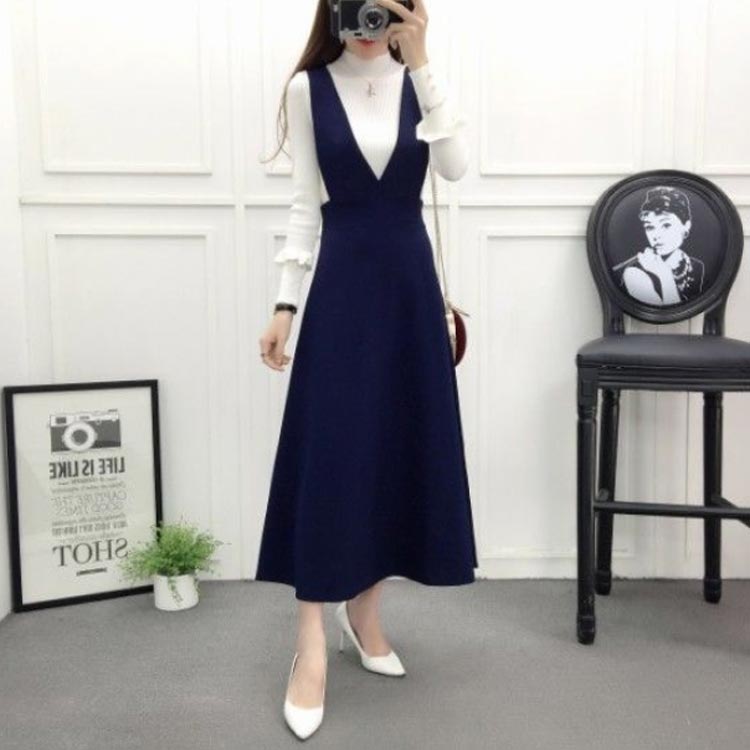 レイヤード サロペット ノースリーブ ロング マキシ丈 女性 ワンピース 秋冬 着瘦せ ジャンパースカート きれいめ 大人 ブラック おしゃれ 体型カバー オールシーズン 大きいサイズ 20代 30代 40代 春夏