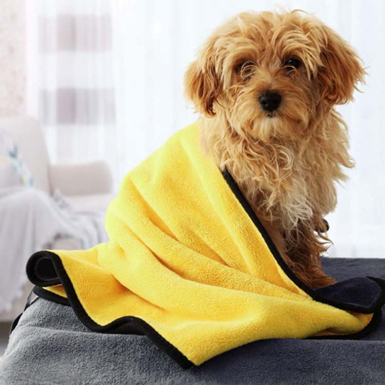 ペット用タオル 大判サイズ 速乾 バスタオル 送料無料 ペットタオル 犬 猫 超吸収 高品質ナノファイバー ループ付 シャンプー 抜群の吸水力 シャンプー 入浴 タオル ドライヤー時間短縮 布巾 犬猫専用ドライヤーの前に