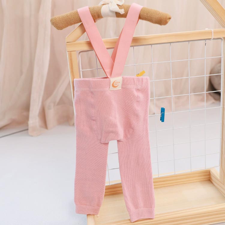 レギンス タイツ 子供用 キッズ パンツ サスペンダー付き タイツ 女の子 ハイウエ...
