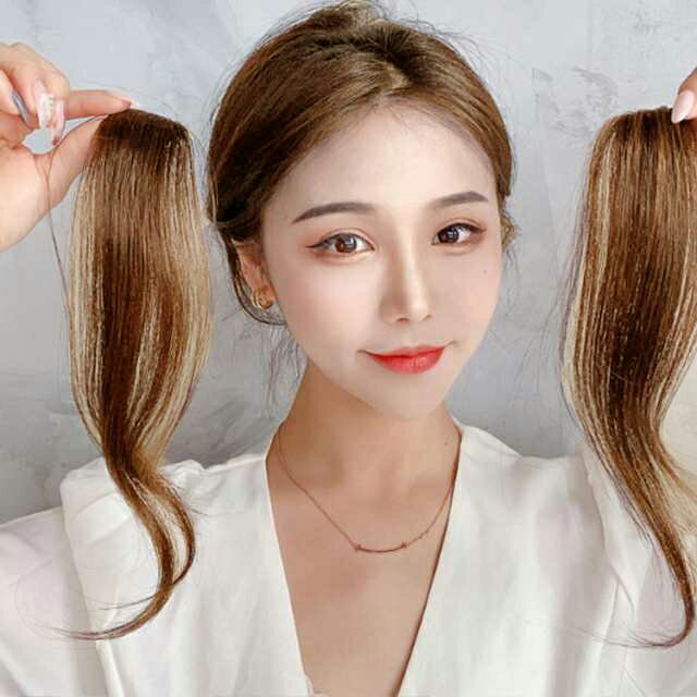 前髪ウィッグ ウィッグ 部分ウィッグ 送料無料 2ピース/セット バング 長め センター分け ふんわり 空気感 ポイントウィッグ S型 つけ毛 小顔 簡単 ワンタッチ ヘアアレンジ ウイッグ wig ナチュラル 2