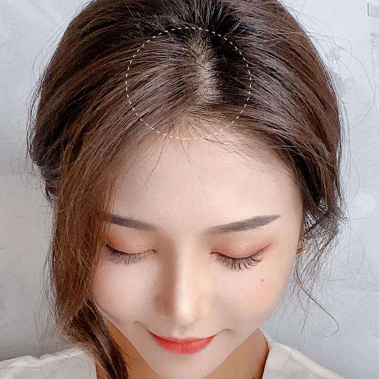 前髪ウィッグ ウィッグ 部分ウィッグ 送料無料 2ピース/セット バング 長め センター分け ふんわり 空気感 ポイントウィッグ S型 つけ毛 小顔 簡単 ワンタッチ ヘアアレンジ ウイッグ wig ナチュラル 3