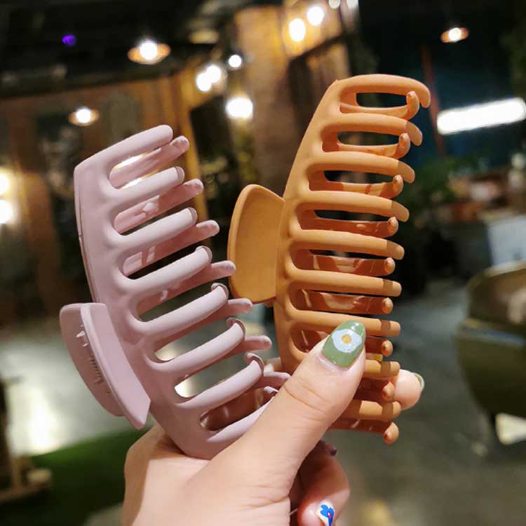 送料無料 バンスクリップ ヘアアクセサリー シンプル 軽量 可愛い ヘアクリップ 髪留め 髪飾り シンプル 6色セット