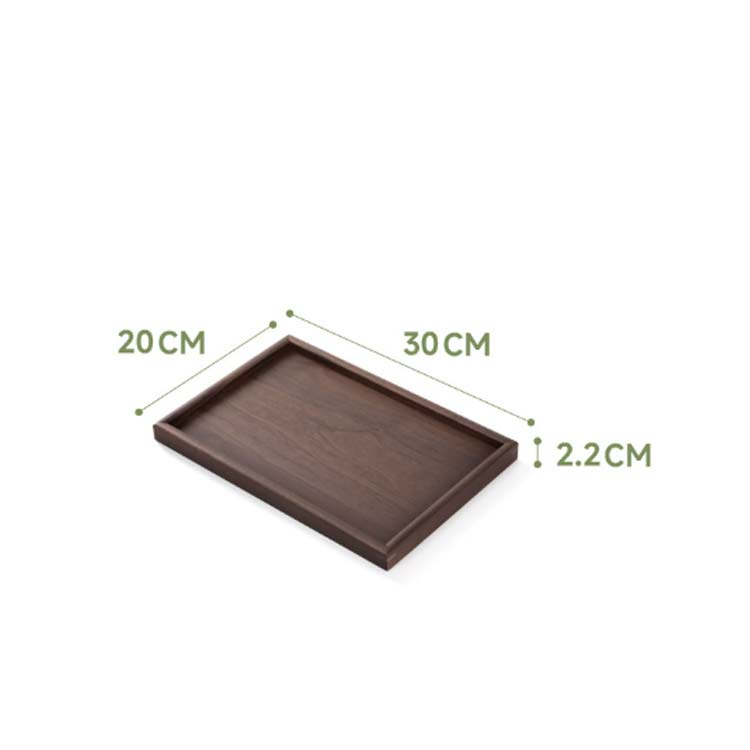 くるみ トレー トレイ 膳プレート お盆 長角...の紹介画像3