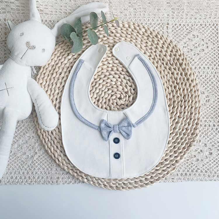 ベビースタイ 360度 よだれカバー 綿100％ 防水 丸形 フリル レース 刺繍 丸型 円形 ベビービブ 男の子 女の子 よだれかけ おしゃれ 出産祝い 新生児 出産準備 レース ストライプ リボン 蝶リボン トット よだれカバー 3