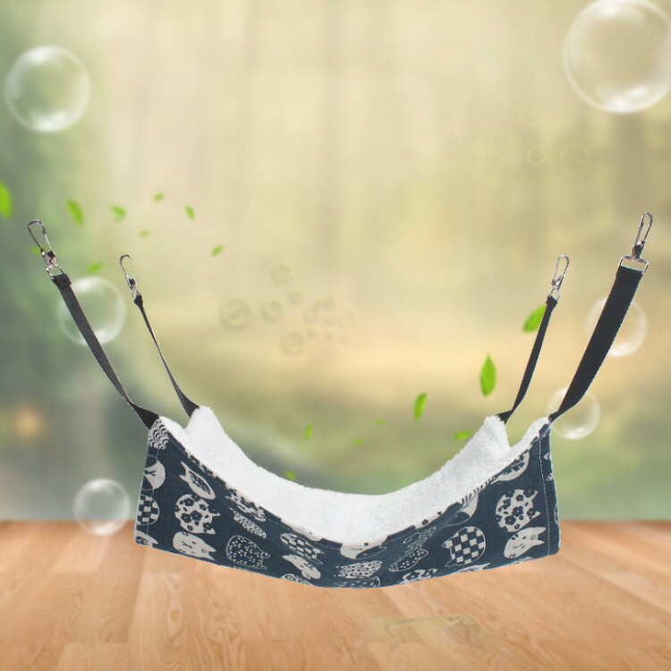 送料無料 猫用ハンモック ペットベッド 猫ハウス ゲージ用 猫用 キャットハンモック 玩具 ゆらゆら ブランコ 吊りベッド 寝床 ハンモック ペットベッド キャットマット 2