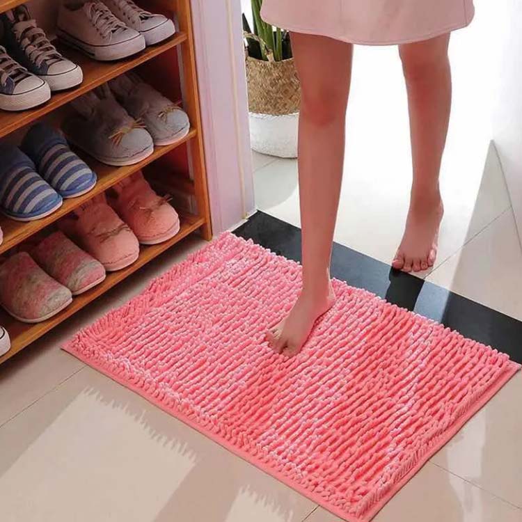 バスマット 全18色 お風呂マット 60×40cm 吸水 速乾 滑り止め 玄関マット 室内 フ...