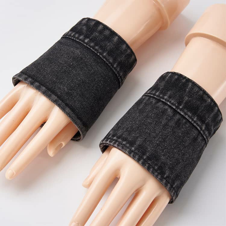 セット 付け袖 デニム カジュアル フェイクカ...の紹介画像3