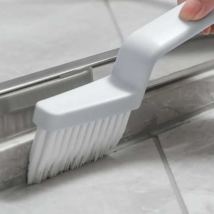 浴室用ブラシ 2個セット バス床洗いブラシ お風呂掃除 バスブラシ 床洗い 排水溝 溝汚れを除去 柄付バスブラシ ハンドル付き たわし 大掃除 バス用品 風呂洗い 浴室掃除 おしゃれ