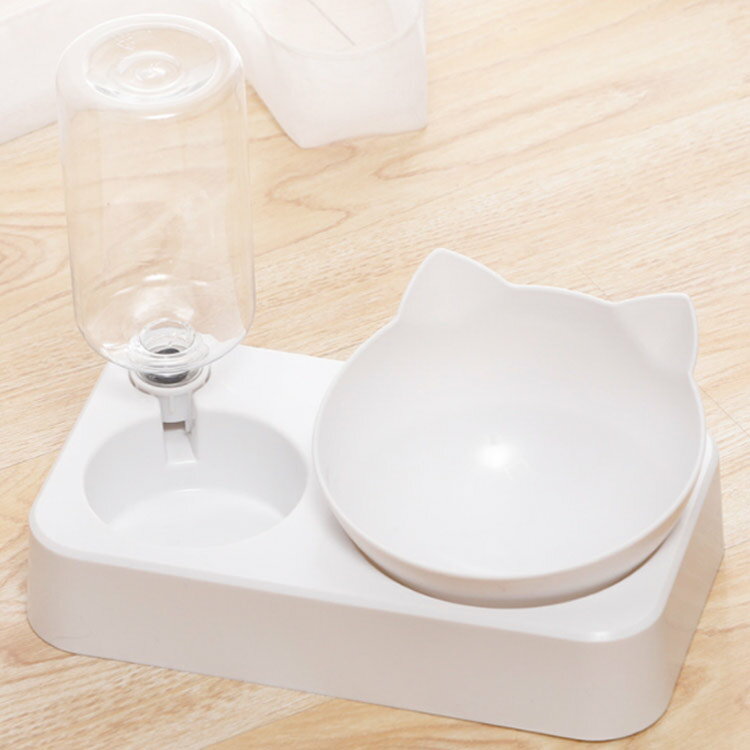 ペットボウル 自動給水器 ペットボウル 食器 犬猫餌入れ 水飲み器 餌やり機 ペットボトル スタンド 水入れ 食盆 えさ皿 2